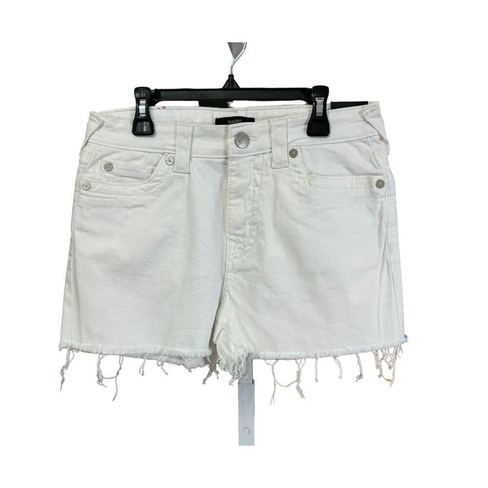 New ~ TRUE RELIGION ~ Maisie High Rise Denim Shorts Size 27